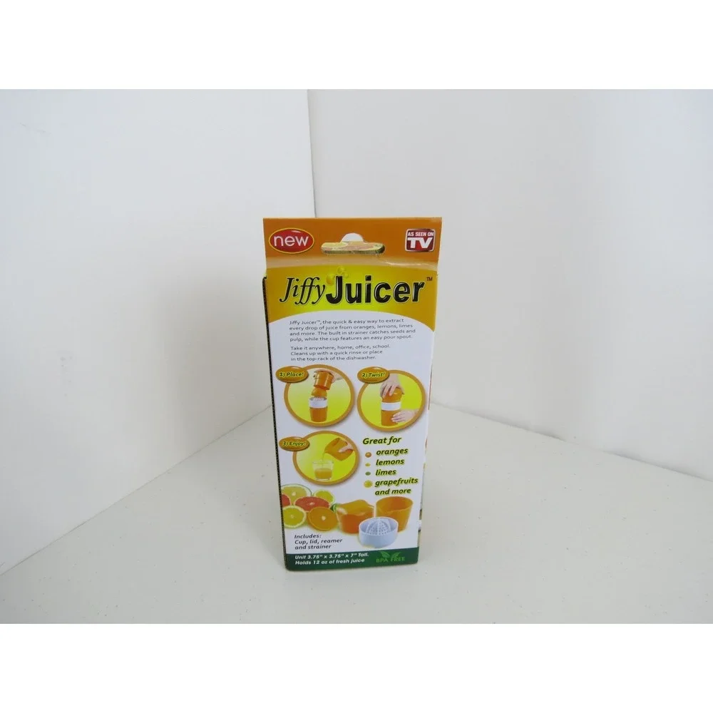 Vintage Jiffy Juicer As Seen on TV Orange Juice Kitchen Tool NB Products